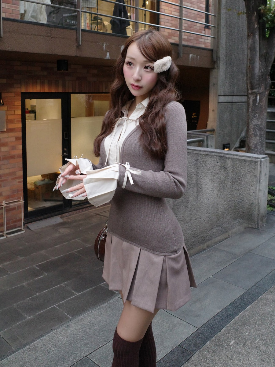 モデル：156cm（着用サイズ：FREE　着用カラー：MOC）