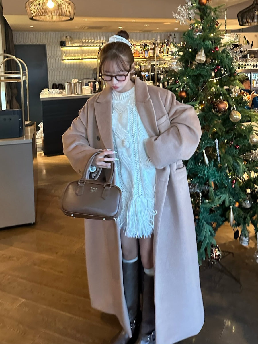 モデル：156cm（着用サイズ：FREE　着用カラー：WHT）