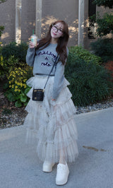 モデル：156cm（着用サイズ：FREE　着用カラー：WHT）