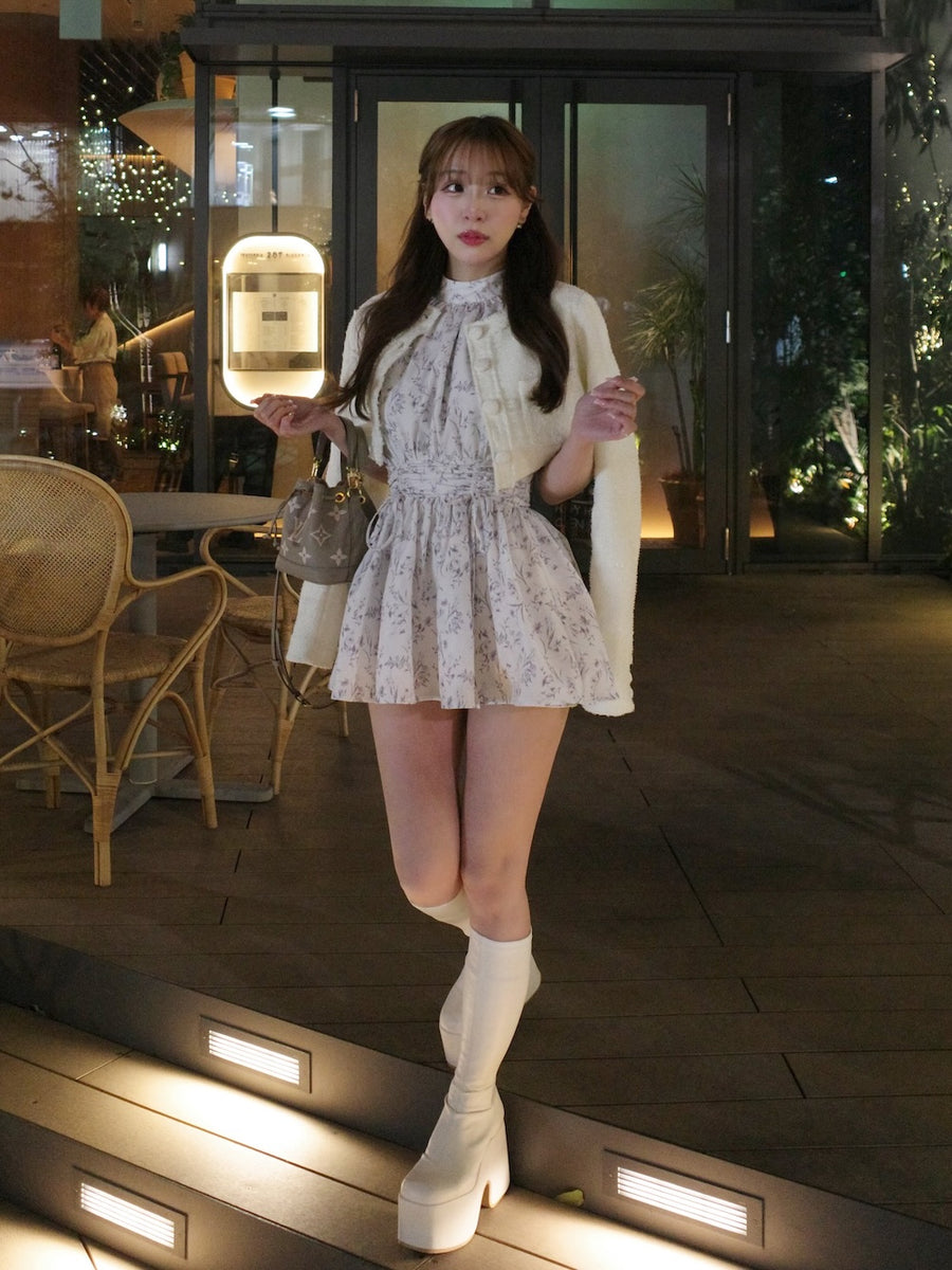 モデル：156cm（着用サイズ：FREE　着用カラー：IVO）