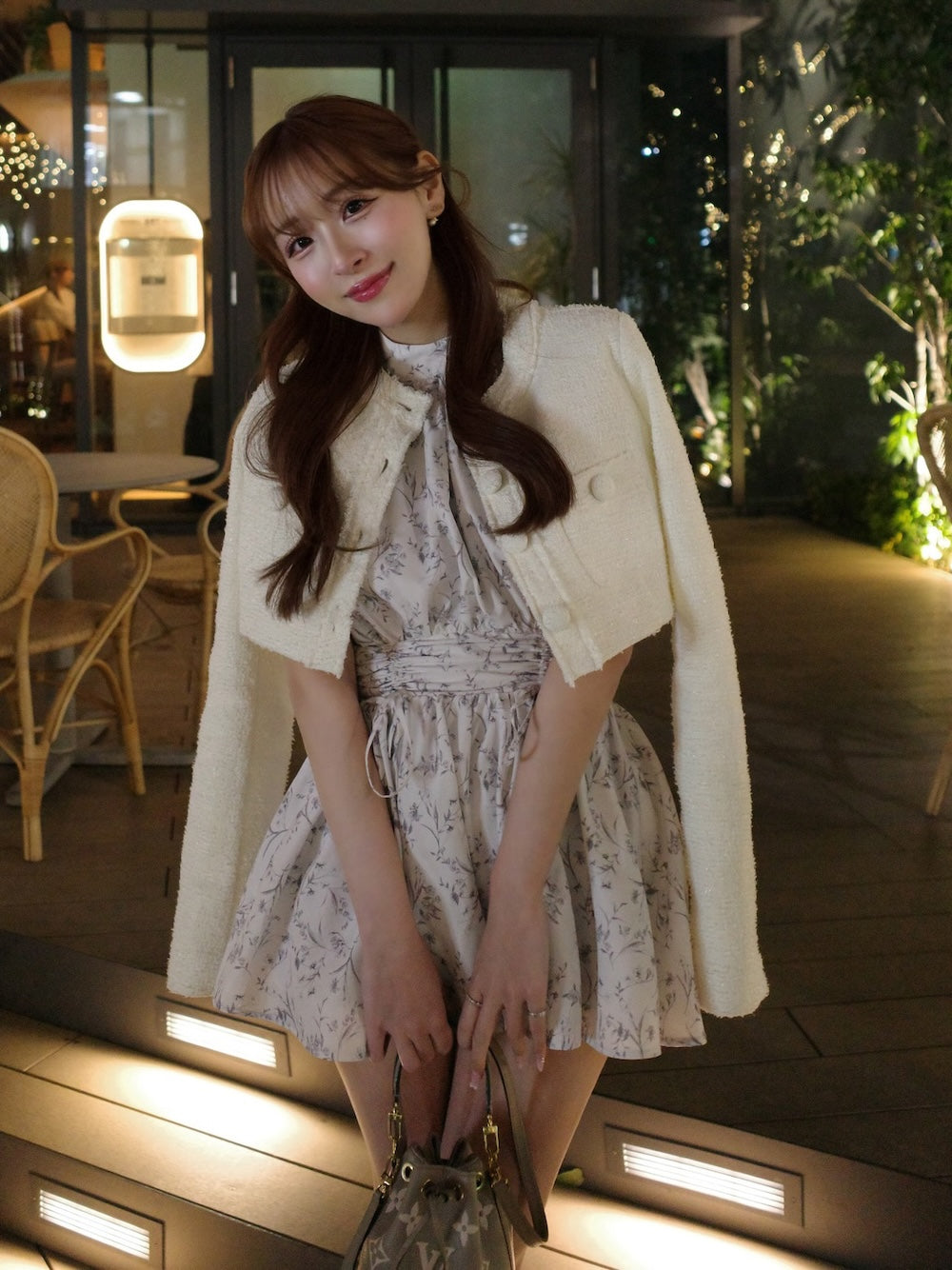 モデル：156cm（着用サイズ：FREE　着用カラー：GRY）