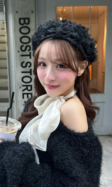 サイズ：FREE　カラー：BLK