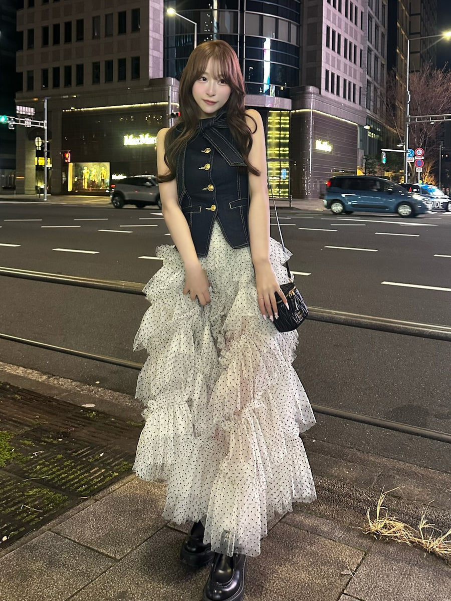 モデル：156cm（着用サイズ：FREE　着用カラー：IND）