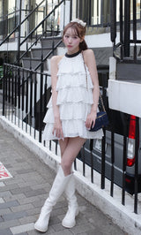 Darich ドットティアードアメスリミニワンピース FL ドットティアードアメスリミニワンピース – Darich