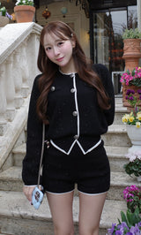 モデル：156cm（着用サイズ：FREE　着用カラー：BLK）