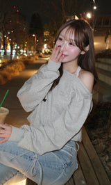 モデル：156cm（着用サイズ：FREE　着用カラー：GRY）