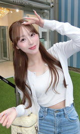 モデル：156cm（着用サイズ：FREE　着用カラー：WHT）