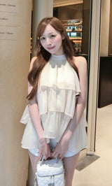 モデル：156cm（着用サイズ：S　着用カラー：WHT）