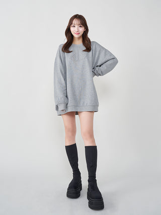 モデル：156cm（着用サイズ：FREE　着用カラー：GRY）