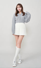 モデル：156cm（着用サイズ：FREE　着用カラー：GRY）