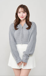 モデル：156cm（着用サイズ：FREE　着用カラー：GRY）