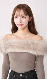 モデル：156cm（着用サイズ：FREE　着用カラー：BEG）