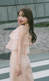 モデル：156cm（着用サイズ：FREE　着用カラー：PNK）