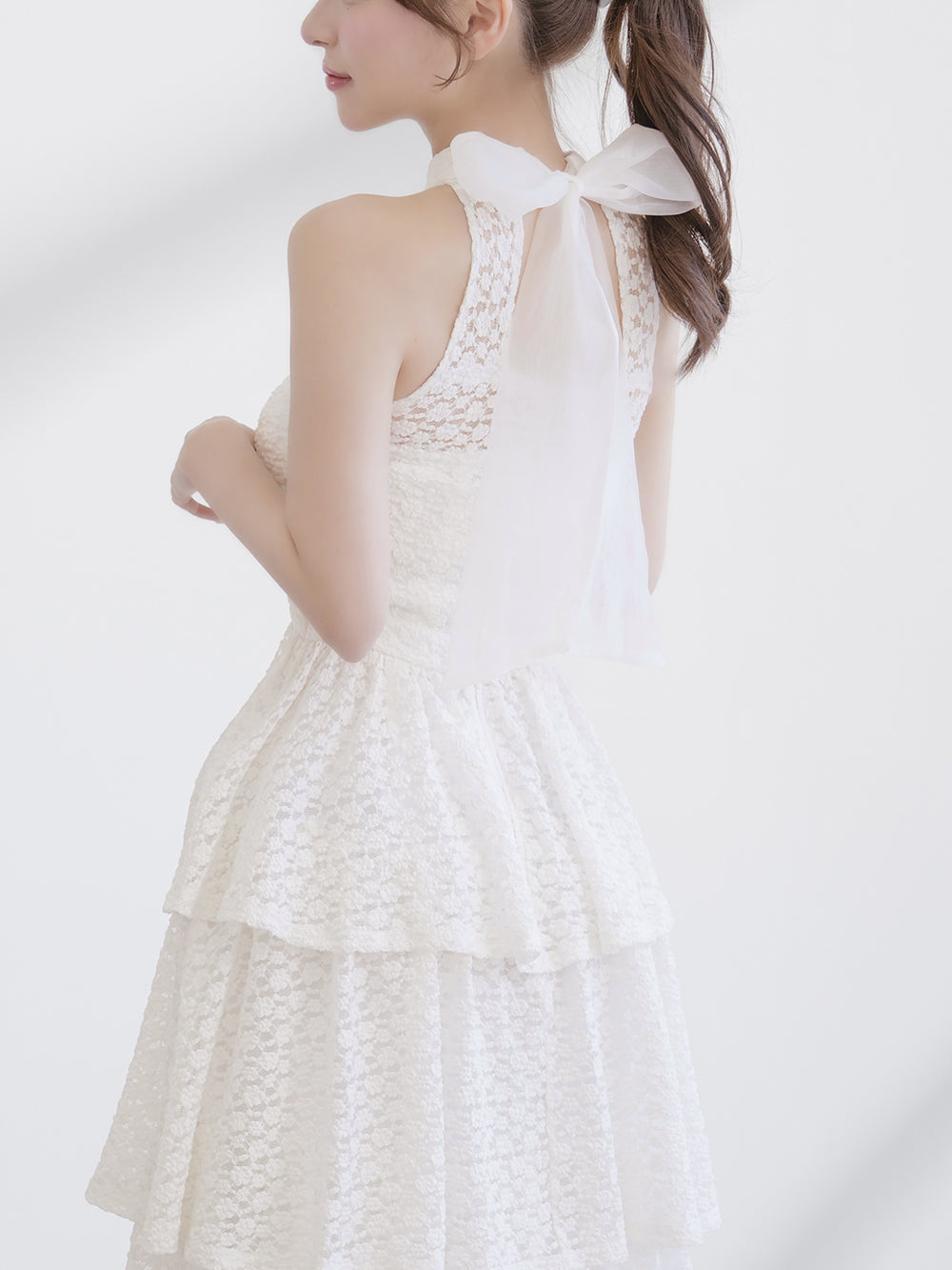 モデル：156cm（着用サイズ：FREE　着用カラー：WHT）