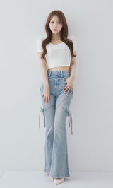 モデル：156cm（着用サイズ：FREE　着用カラー：WHT）