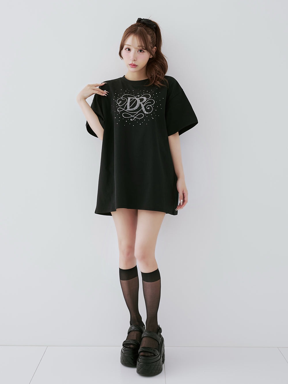 ダーリッチ darich バロックDRビジュービッグTシャツ BLK バロックDRビジュービッグTシャツ – Darich