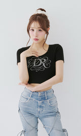 Darich バロックDRビジュービッグTシャツ バロックDRビジューコンパクトTシャツ – Darich