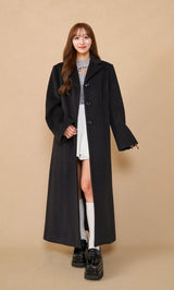 モデル：156cm（着用サイズ：FREE　着用カラー：BLK）