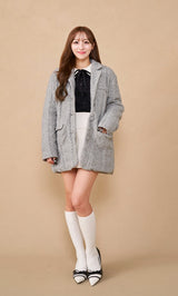モデル：156cm（着用サイズ：FREE　着用カラー：GRY）