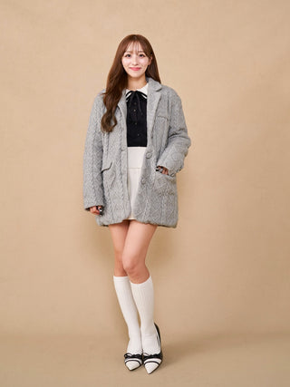 モデル：156cm（着用サイズ：FREE　着用カラー：GRY）