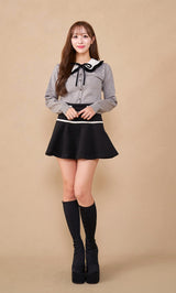 モデル：156cm（着用サイズ：FREE　着用カラー：GRY）
