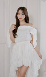 モデル：156cm（着用サイズ：FREE　着用カラー：WHT）