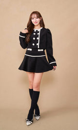 モデル：156cm（着用サイズ：S　着用カラー：BLK）
