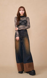 モデル：156cm（着用サイズ：FREE　着用カラー：BLK）