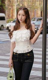 モデル：156cm（着用サイズ：FREE　着用カラー：WHT）