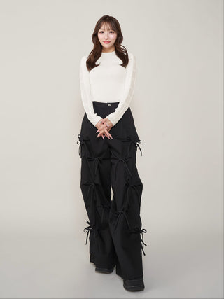 モデル：156cm（着用サイズ：FREE　着用カラー：WHT）