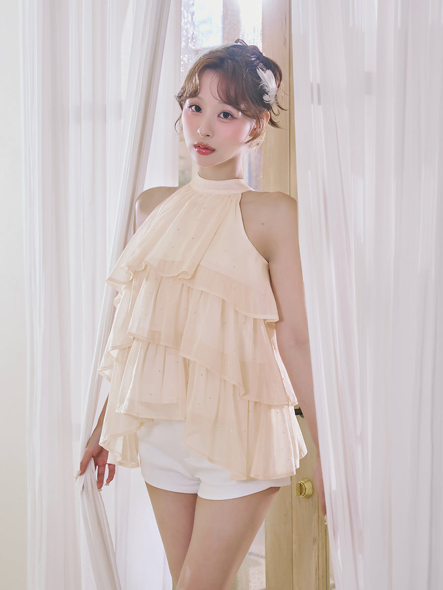モデル：156cm（着用サイズ：FREE　着用カラー：IVO）