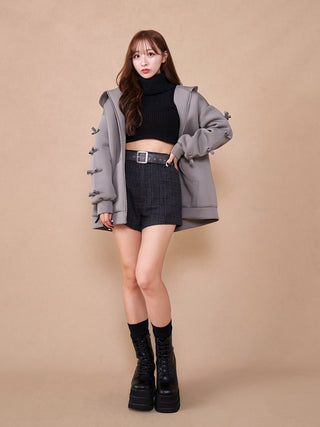 モデル：156cm（着用サイズ：FREE　着用カラー：GRY）