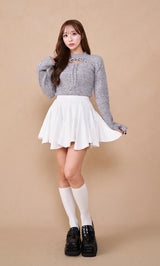 モデル：156cm（着用サイズ：FREE　着用カラー：GRY）