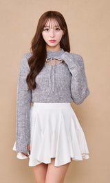 モデル：156cm（着用サイズ：FREE　着用カラー：GRY）