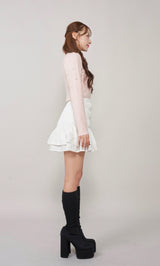 モデル：156cm（着用サイズ：FREE　着用カラー：WHT）
