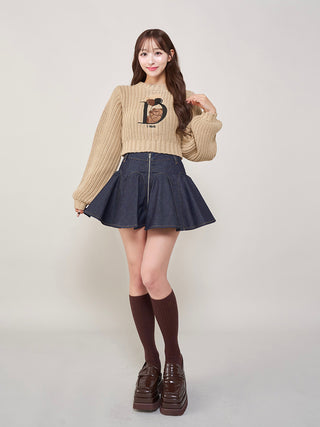 モデル：156cm（着用サイズ：FREE　着用カラー：BEG）
