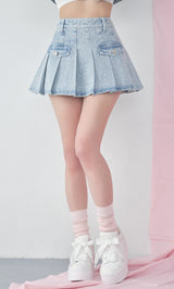 モデル：156cm（着用サイズ：S　着用カラー：I-BLU）