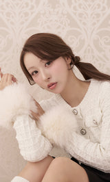 モデル：156cm（着用サイズ：FREE　着用カラー：WHT）