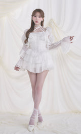 モデル：156cm（着用サイズ：FREE　着用カラー：WHT）