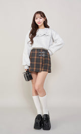 モデル：156cm（着用サイズ：S　着用カラー：GRY）