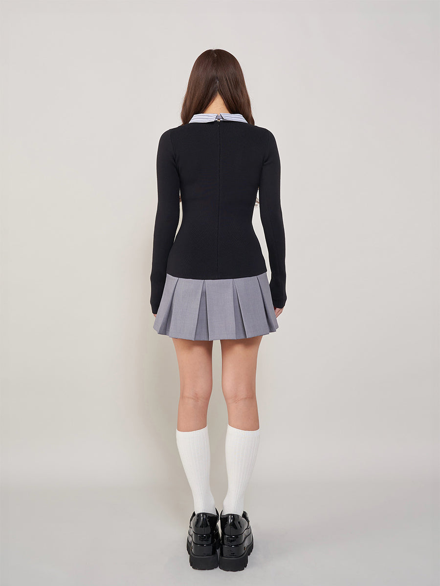 モデル：156cm（着用サイズ：FREE　着用カラー：BLK）