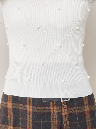 モデル：156cm（着用サイズ：FREE　着用カラー：WHT）