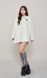 モデル：156cm（着用サイズ：FREE　着用カラー：WHT）