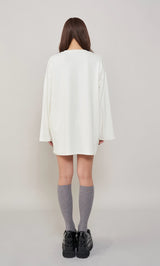モデル：156cm（着用サイズ：FREE　着用カラー：WHT）