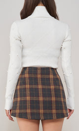モデル：156cm（着用サイズ：S　着用カラー：GRY）