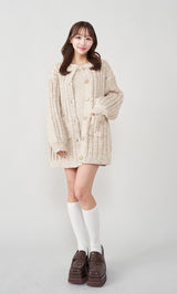 モデル：156cm（着用サイズ：FREE　着用カラー：BEG）