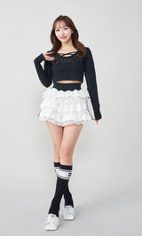 モデル：156cm（着用サイズ：FREE　着用カラー：WHT）