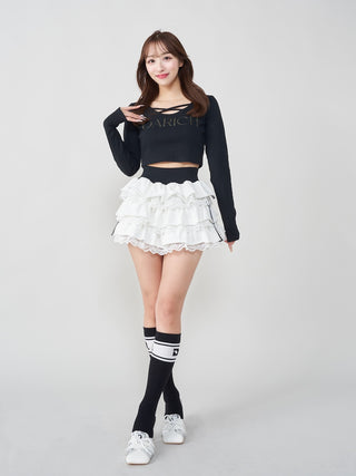 モデル：156cm（着用サイズ：FREE　着用カラー：WHT）