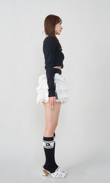 モデル：156cm（着用サイズ：FREE　着用カラー：WHT）