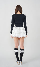 モデル：156cm（着用サイズ：FREE　着用カラー：WHT）